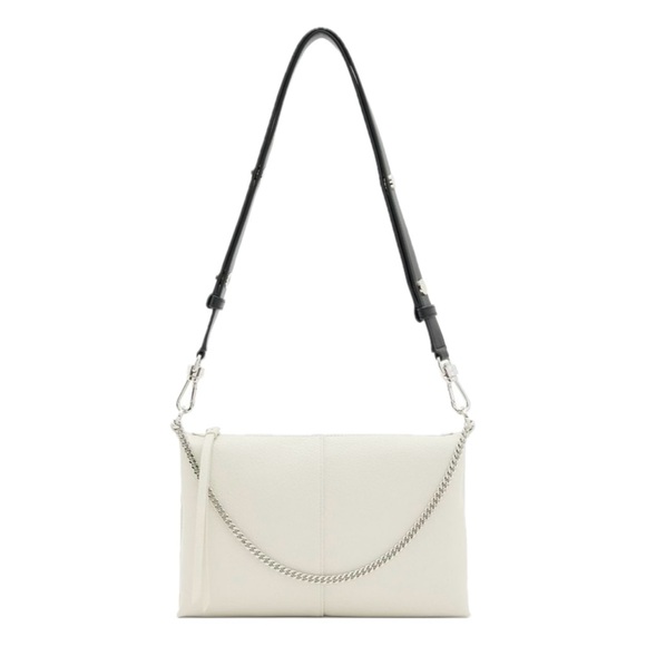 All Saints Handbags - LIKE NEW Allsaints Eve Leather Crossbody Bag in Pampas White